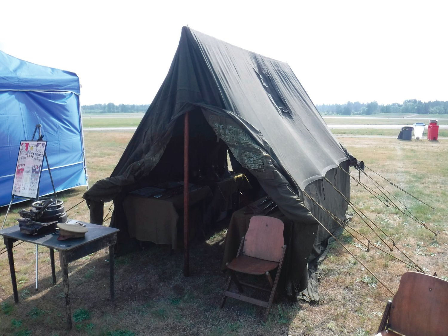 A Model 1917 wall tent was among the items stolen from the America’s Team Museum in downtown Centralia.